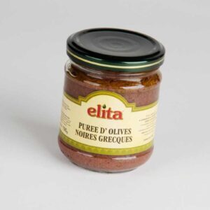 Purée d'Olives Noires Grecques Elita